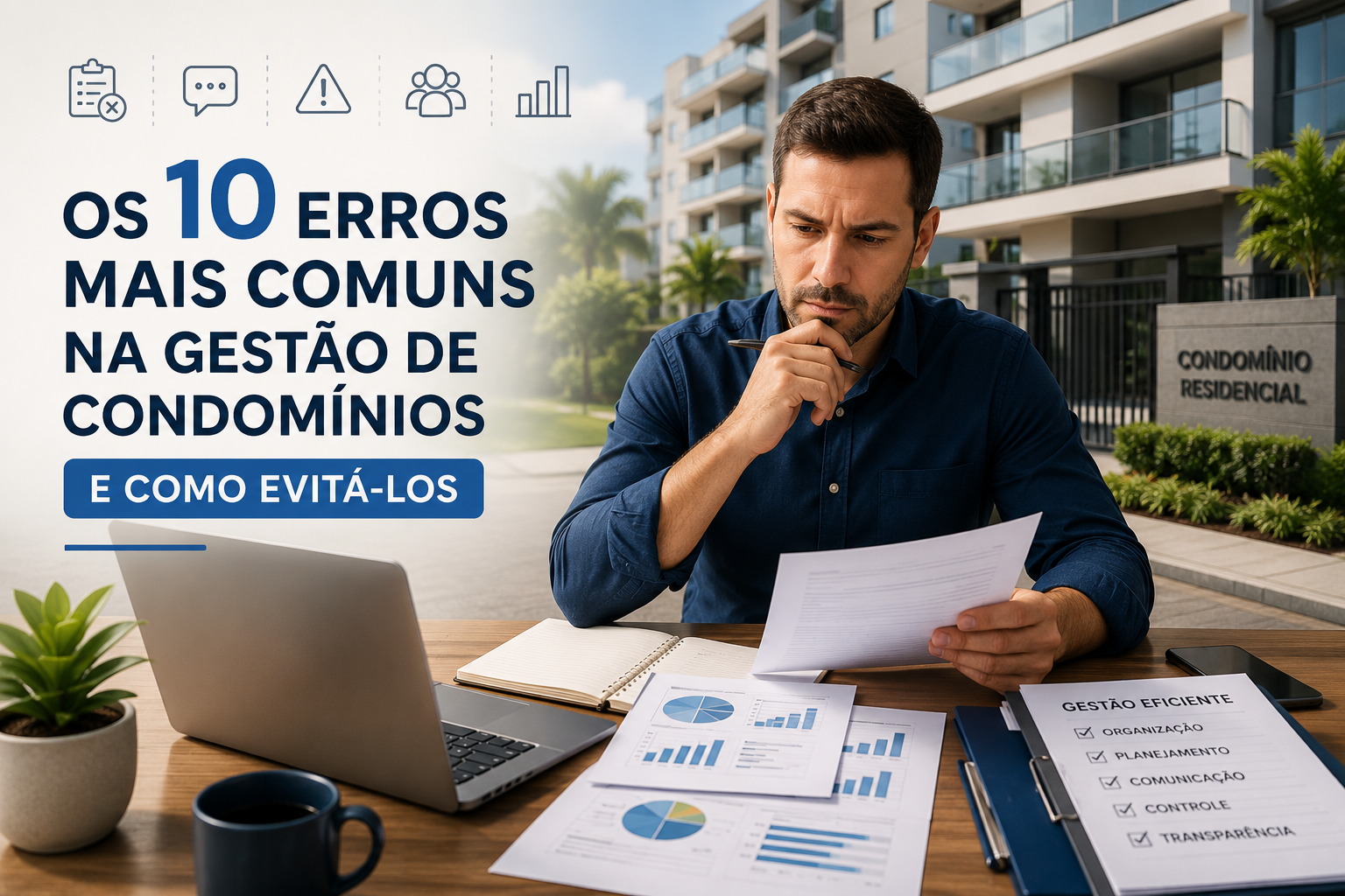 Os 10 erros mais comuns na gestão de condomínios e como evitá-los